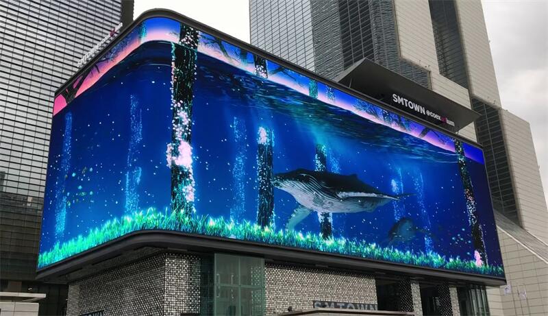outdoor advertising 3D LED display board