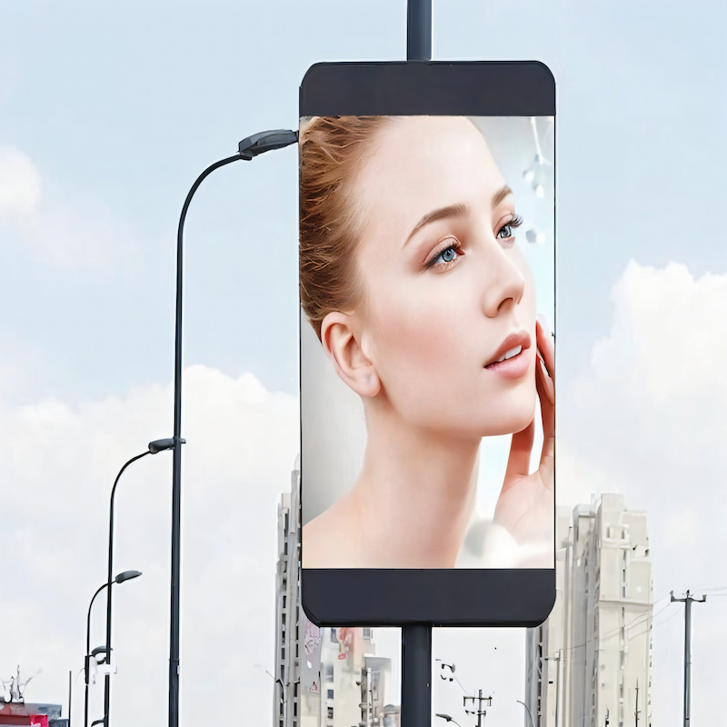 digital signage street pole led advertising screen